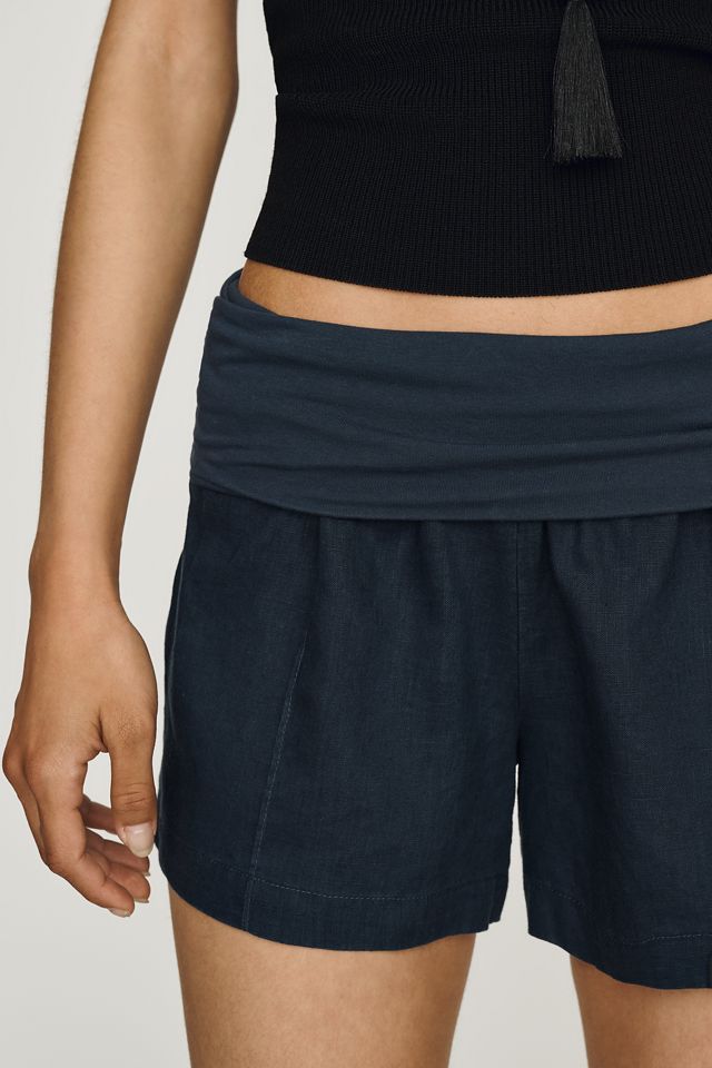 4OUR Dreamers Linen Foldover Shorts #1