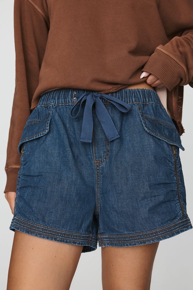 Pilcro 100% Cotton Ruched Flight Shorts #1