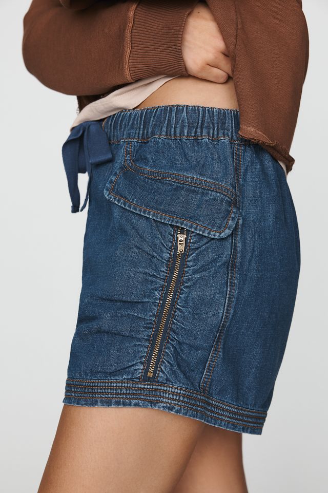 Pilcro 100% Cotton Ruched Flight Shorts #2
