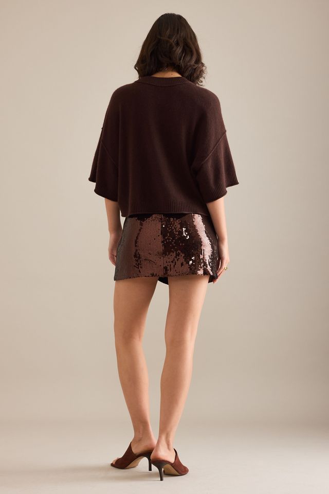 By Anthropologie Sequin Skort #1