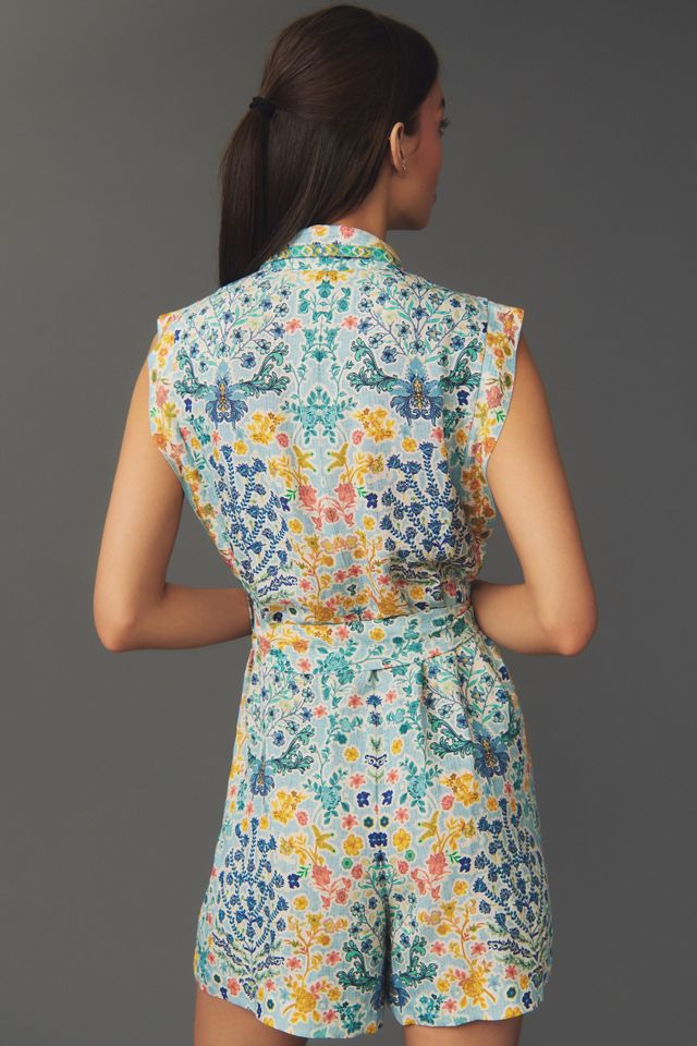 GIGI LINEN ROMPER