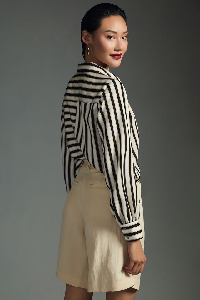 By Anthropologie Wide-Leg Shorts #3