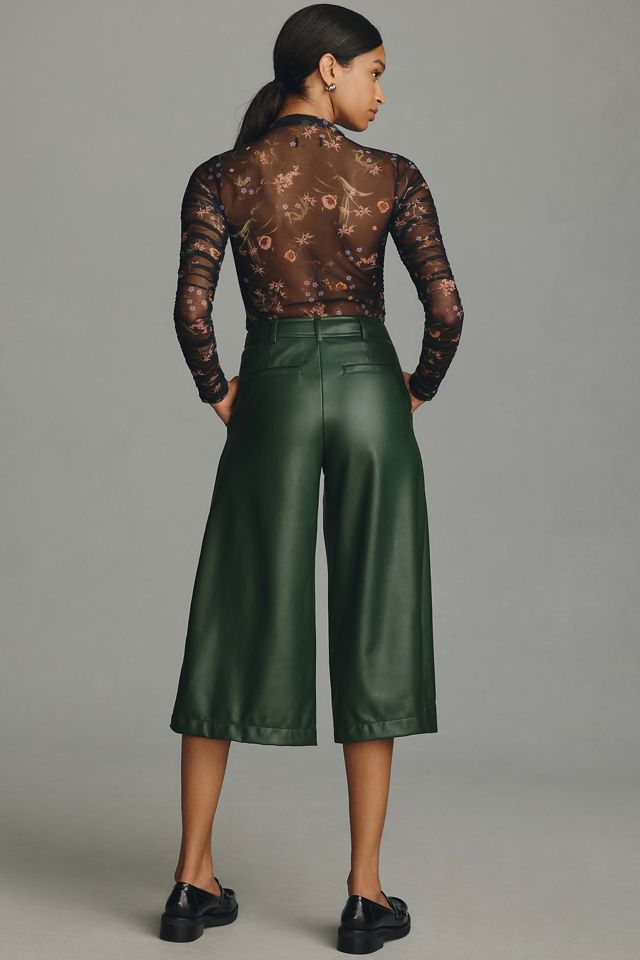 Jupe-culotte en similicuir par Anthropologie #2