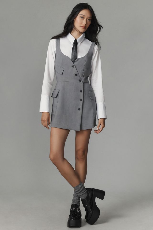 By Anthropologie Re-Worked Blazer Romper #3