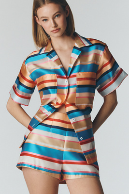 Maeve Stripe Shorts