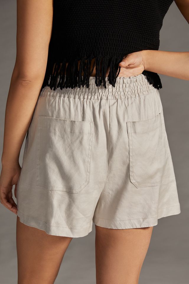 Maeve Linen A-Line Shorts #7