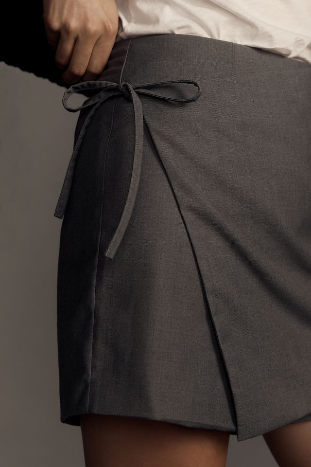 Avec Les Filles Side-Tie Skort #1