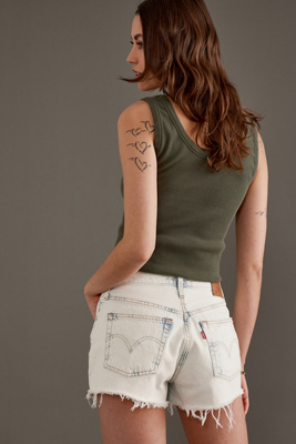Short En Jean Levi's Pour Homme - Taille 32, Bleu Délavé - Occasion En Parfait état