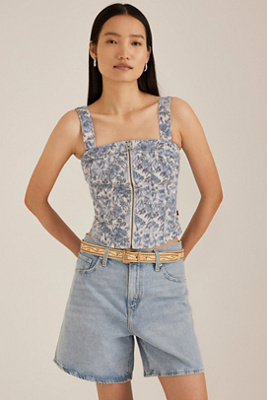 High-Rise Baggy Denim Shorts en , taille: 30 chez Anthropologie - Levi's - Modalova