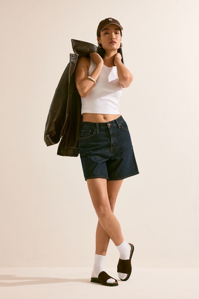 Shorts in Denim Baggy a Vita Alta Remember Together Levi's #2
