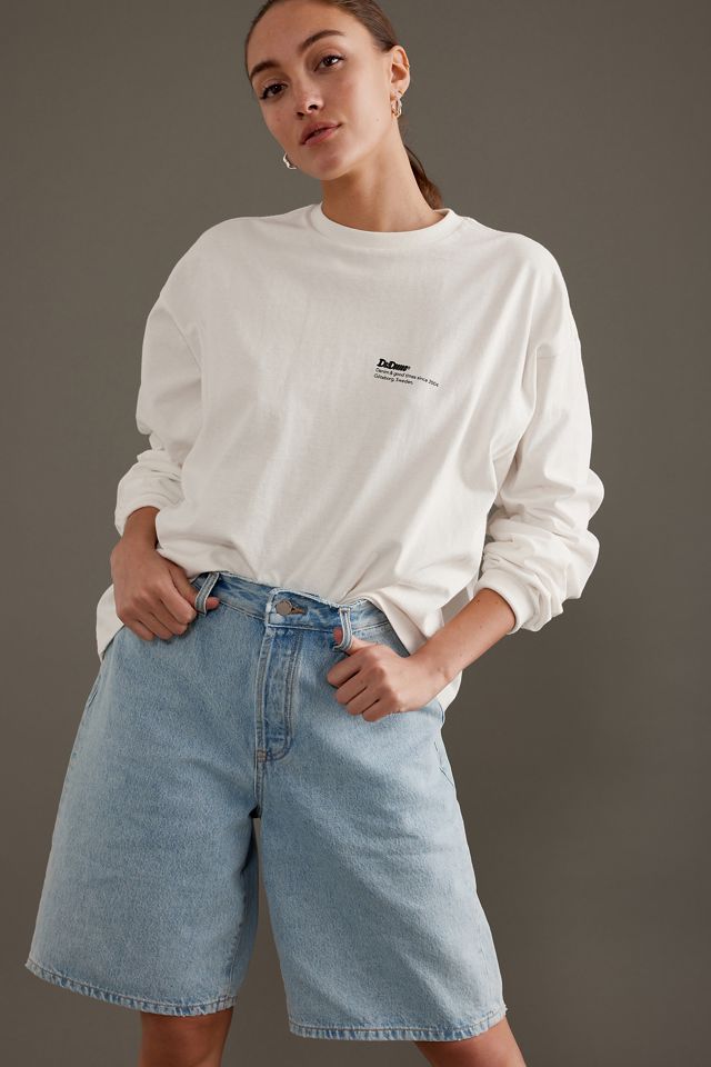 Dr. Denim Bella Pantalons Courts Larges Longs en Denim #1