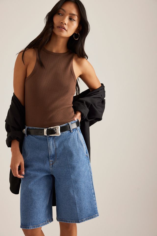 Selected Shorts Bermuda Evelyn in Denim #2