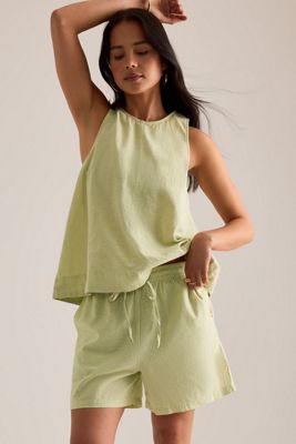 Selected Luisa-Linnie Linen-Blend Shorts