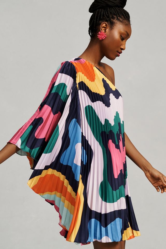 Hutch One-Shoulder Pleated Romper #2