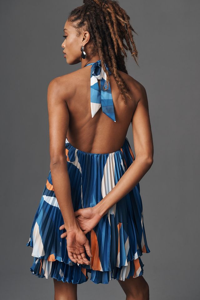Hutch Halter Pleated Romper #1
