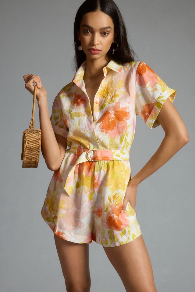 Kimora Loose Half Sleeve V Neck Knit Romper