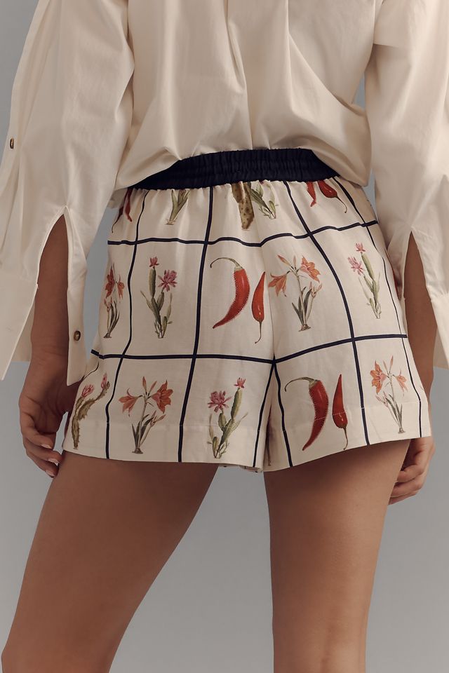 KIVARI Juanita Linen Blend Shorts #2