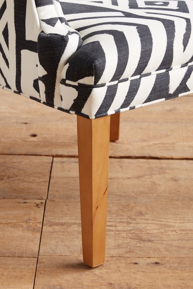 WHIT Geo-Printed Wingback Chair #2