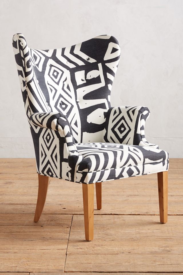 Anthropologie wingback deals chair