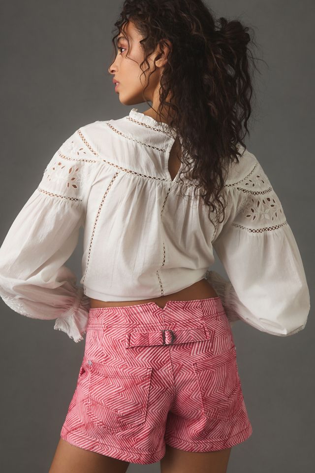 The Kit High-Rise Utility Shorts by Pilcro