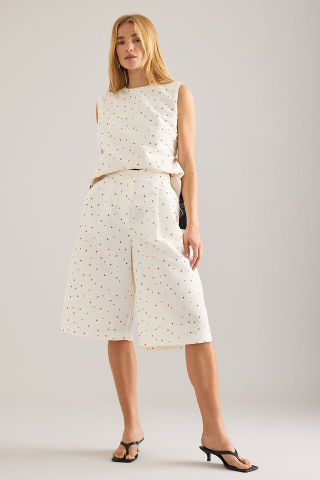 Pantaloncini al ginocchio con stampa a cuore Stella Nova #4