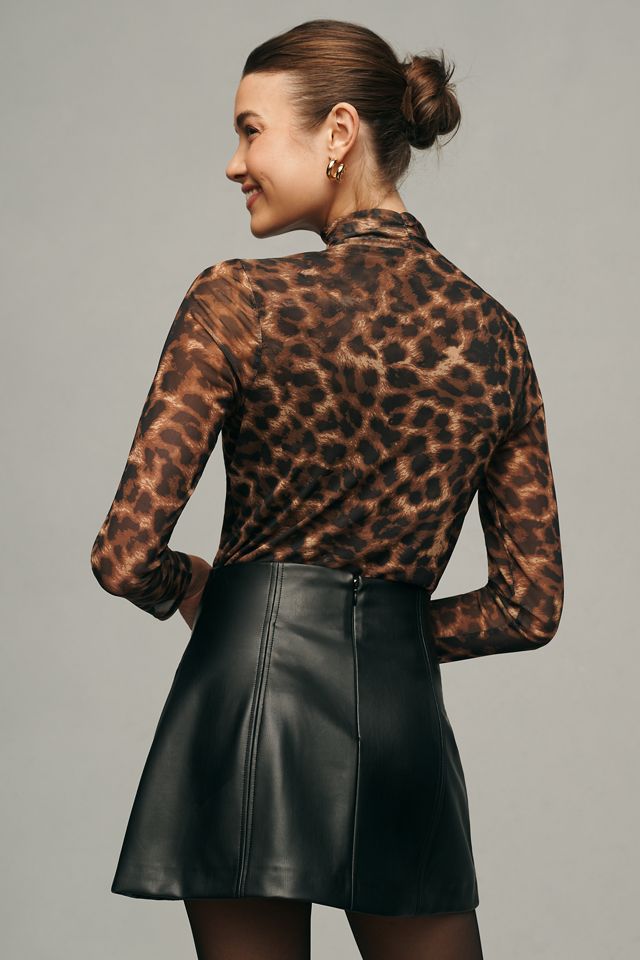 Maeve Hourglass Button-Front Skort #1