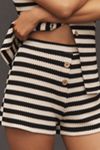 Maeve Retro Striped Knit Shorts