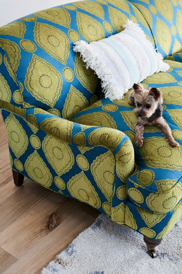 Medallion-Woven Glenlee Sofa, Landon #4