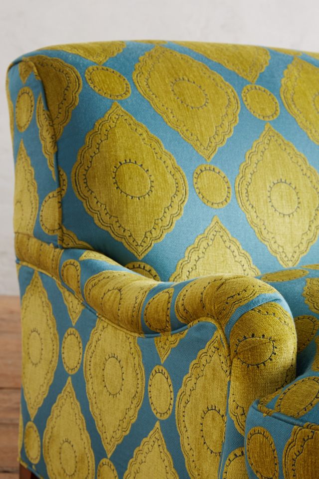 Medallion-Woven Glenlee Sofa, Landon #2