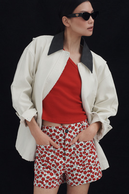 Maeve The Colette Shorts By : Linen Edition In Multicolor