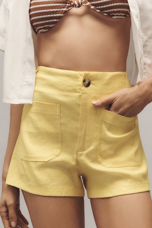 The Colette Linen Blend Shorts by Maeve #1