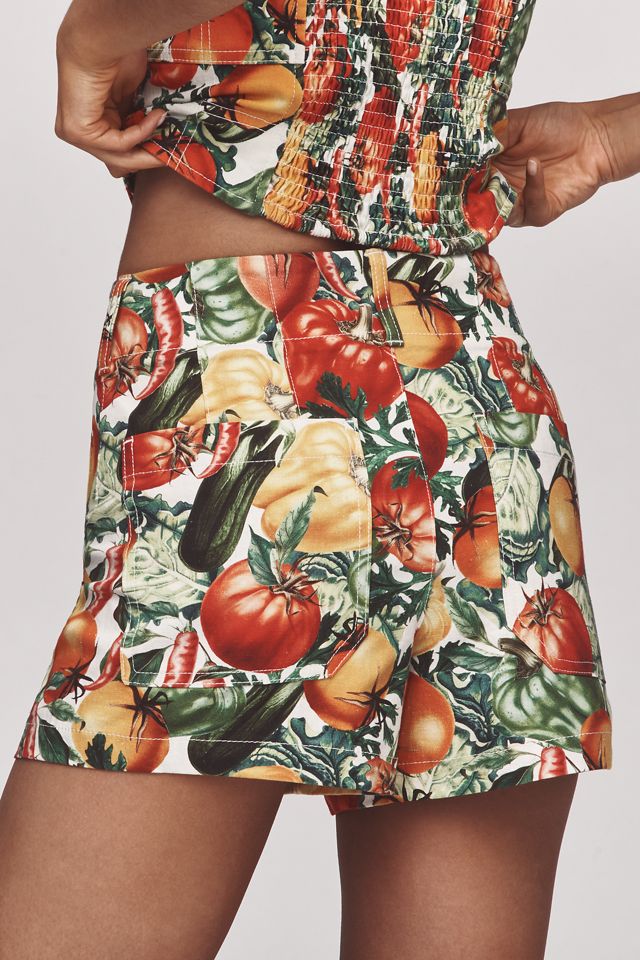 The Colette Linen Blend Shorts by Maeve #3