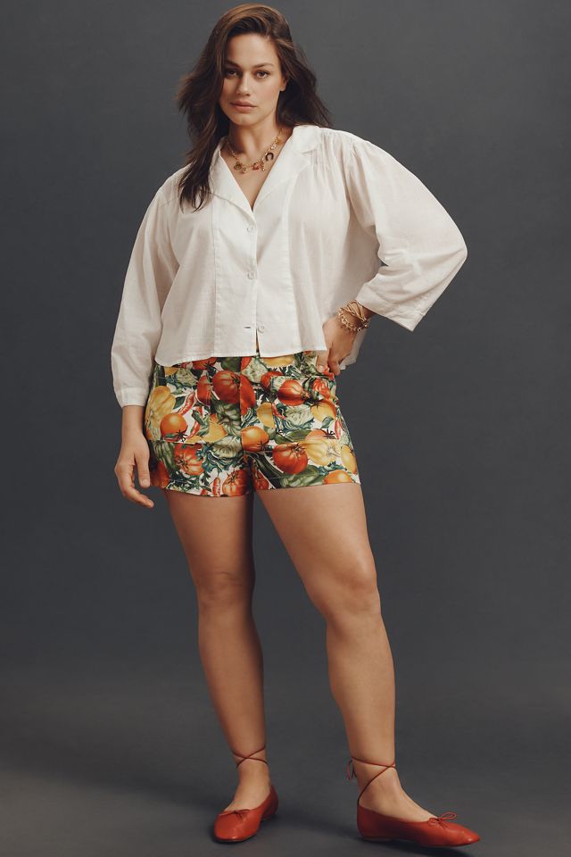 The Colette Linen Blend Shorts by Maeve #6