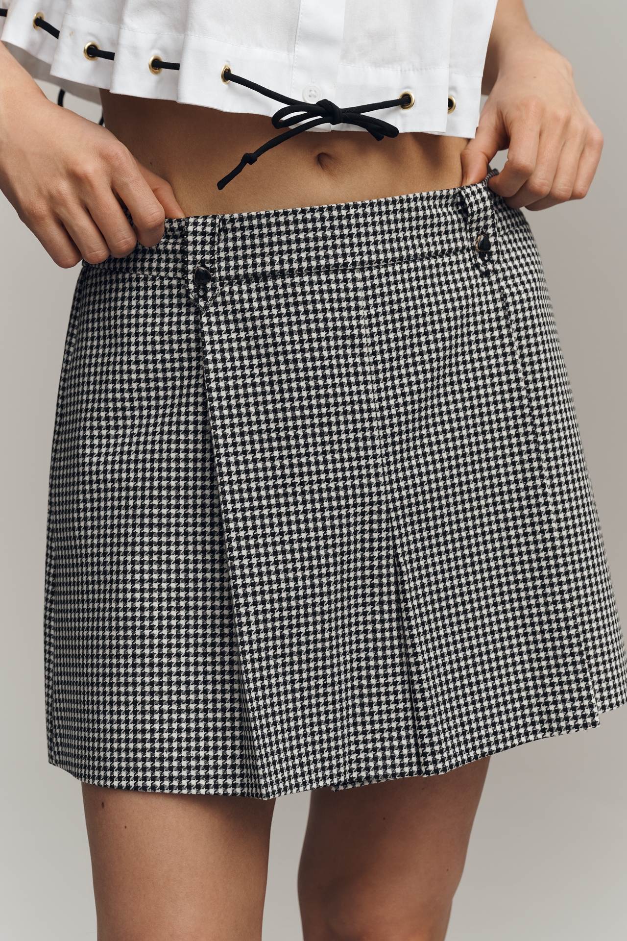 Maeve Menswear Pleated Skort