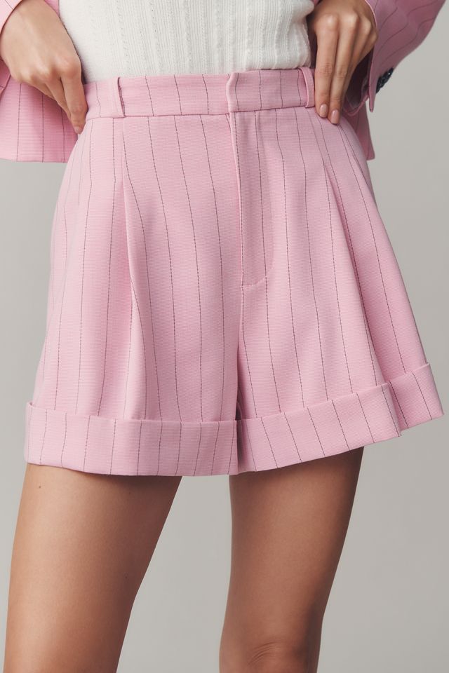 The Avery Pleated Trouser Shorts by Maeve #1
