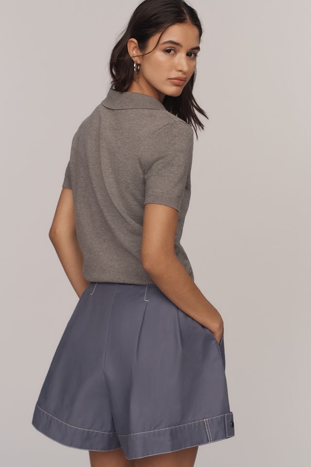 By Anthropologie Tech Zip-Front Shorts #2