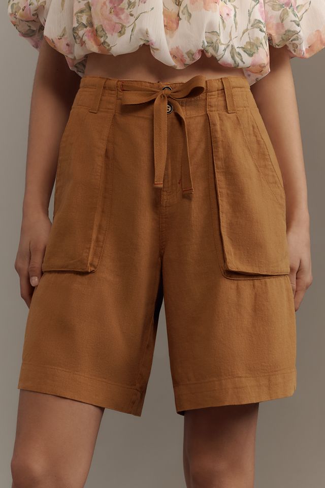 Pilcro Linen Blend Beach Shorts #1