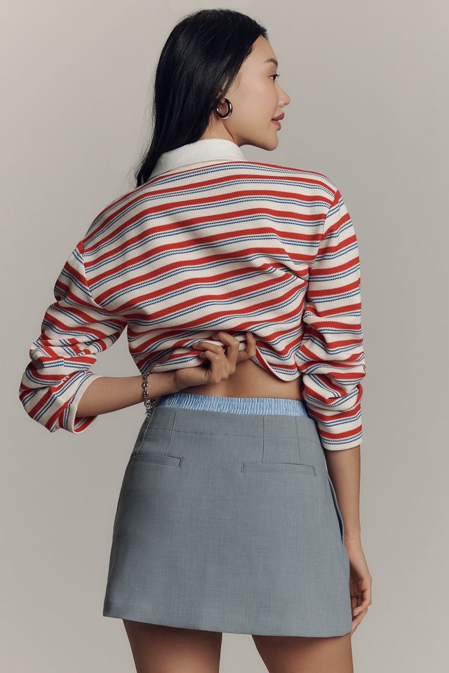 By Anthropologie Pleated Boxer Skort #3
