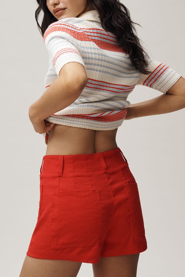 The Colette Linen-Blend Shorts by Maeve #7