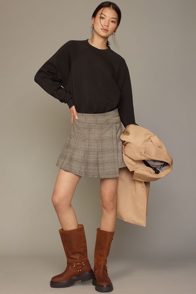 Dizzy Lizzy Pleated Wrap Skort #7