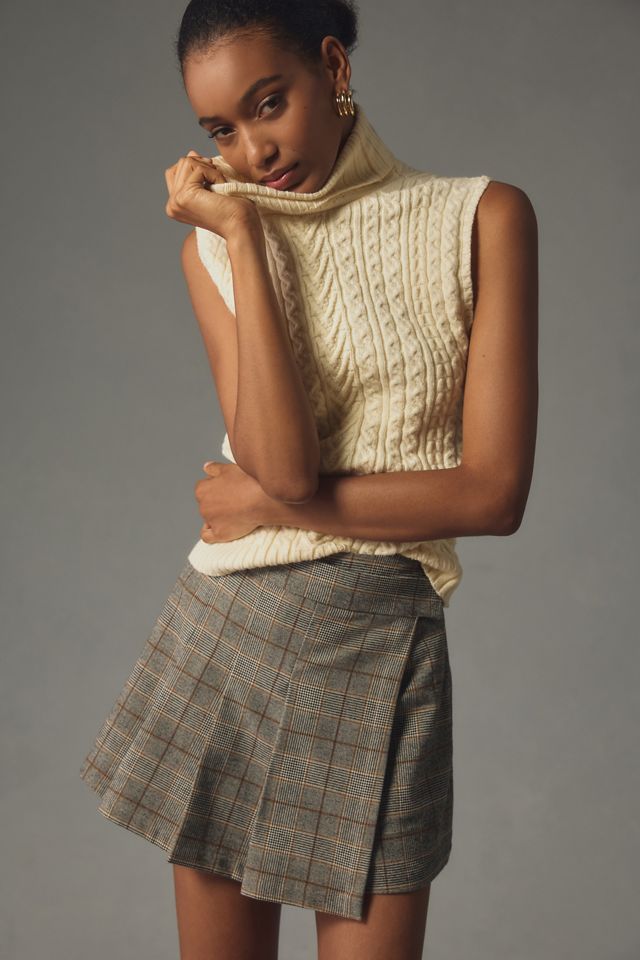 Dizzy Lizzy Pleated Wrap Skort #3