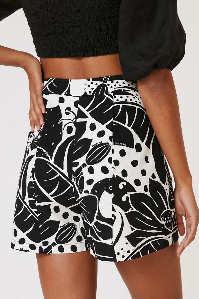 Farm x Anthropologie Printed Canvas Shorts #2