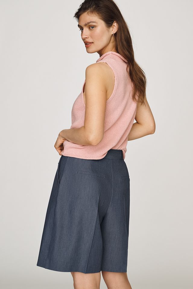 Whiteroom + Cactus Wrap Trouser Shorts | Anthropologie