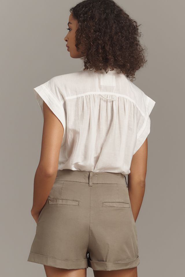 Pistola Felix High-Rise Pleated Shorts #2