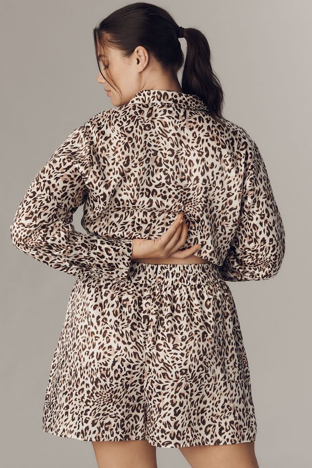 Maeve Printed Silky Shorts #6