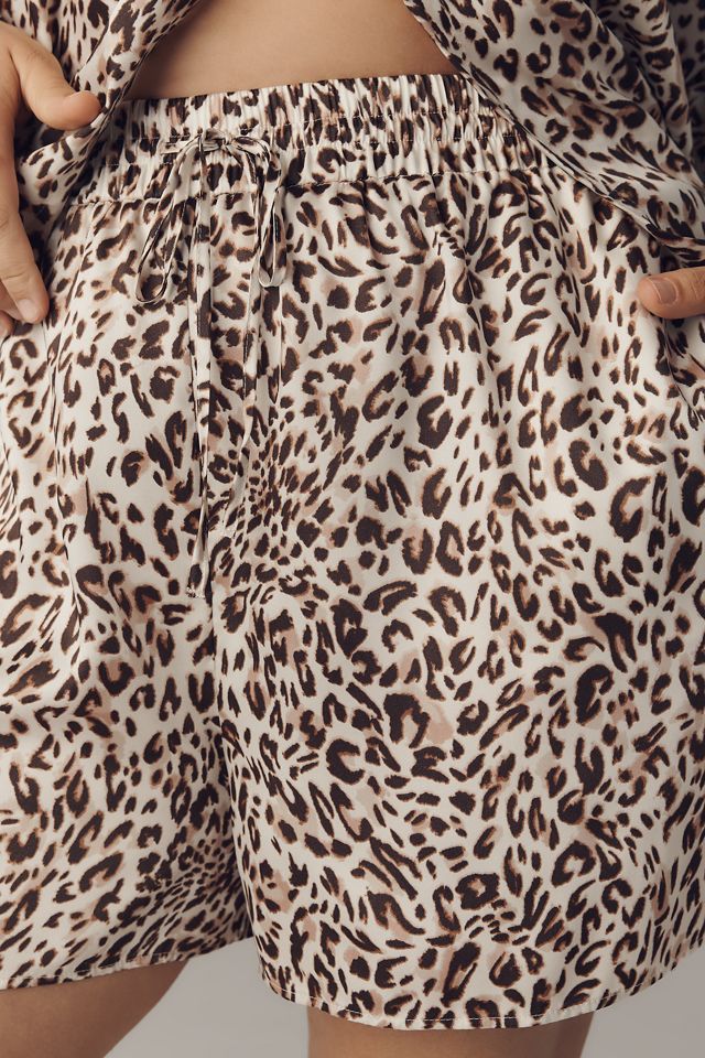 Maeve Printed Silky Shorts #7