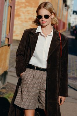 Maeve High-Rise Low-Slung Trouser Shorts