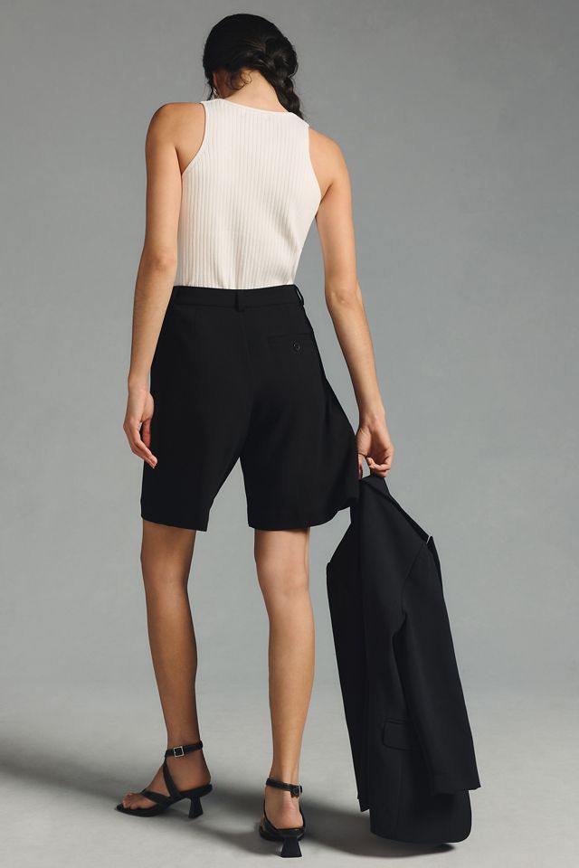The Avery Pleated Trouser Shorts by Maeve #2