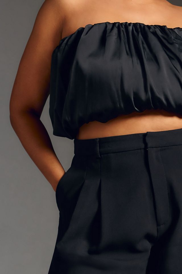 The Avery Pleated Trouser Shorts by Maeve #7