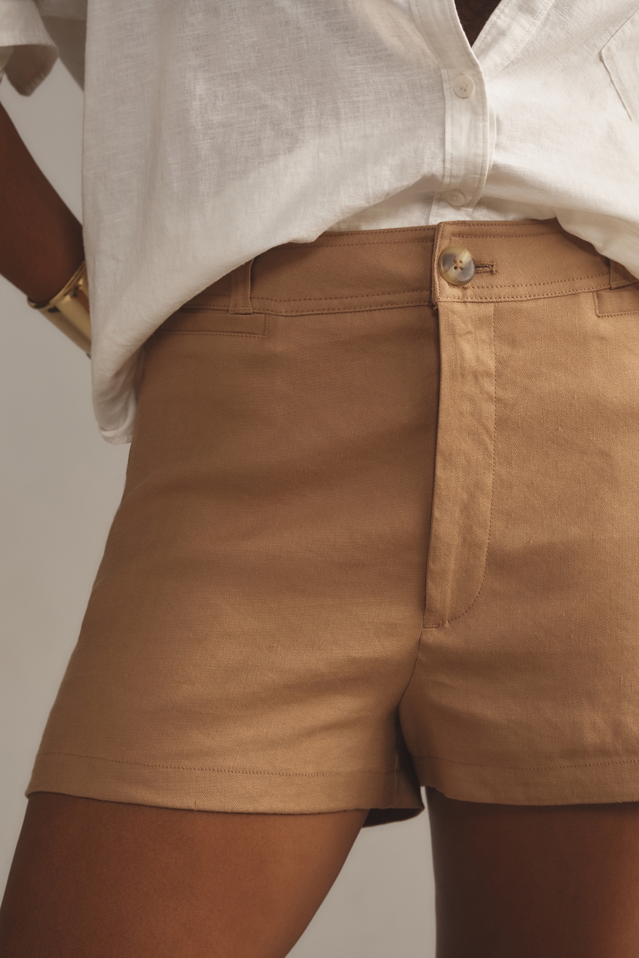 The Ettie Shorts by Maeve: Pitched Linen Edition